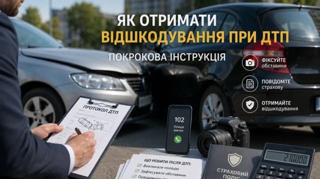 ДТП і страхове відшкодування: як не втратити десятки тисяч гривень через помилки
